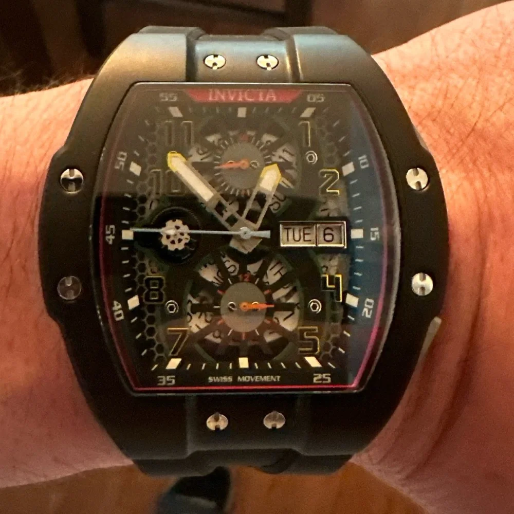 Invicta Black and Blue Men's Chronograph Watch